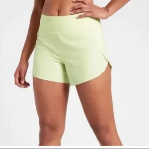 New With Tags Athleta 3X Neon Run With It 3.5” Athletic Shorts