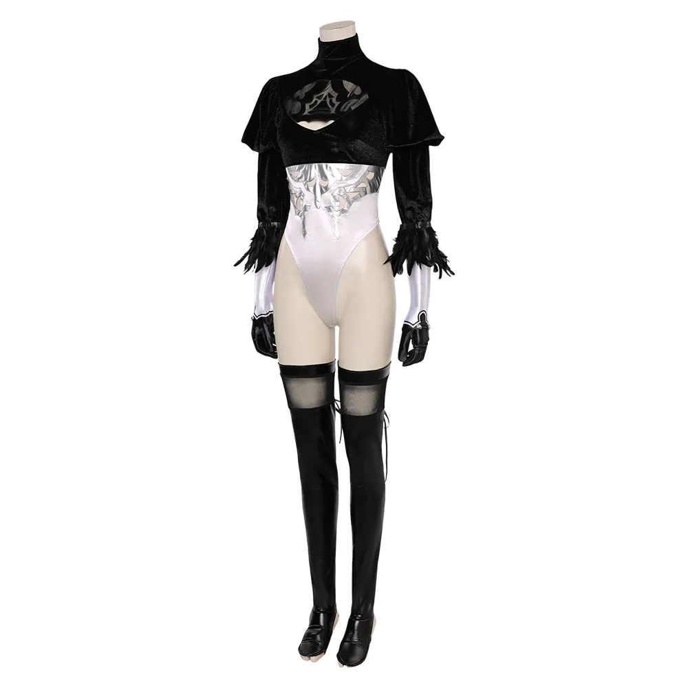 NieR:Automata YoRHa No. 2 Type B 2B Black Sexy Jumpsuit Cosplay Costume Outfits Halloween Carnival Suit