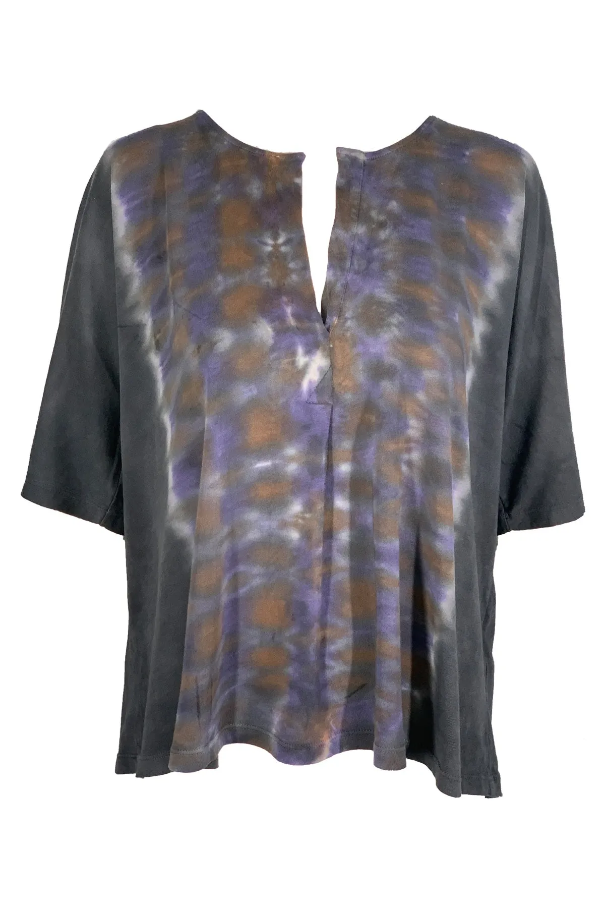 Night Orchid Henley Tee