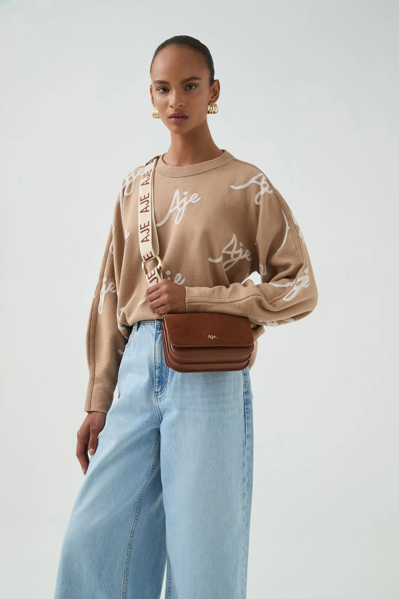 Nova Suede Crossbody Bag