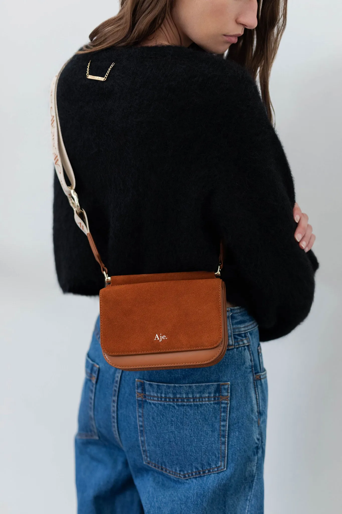 Nova Suede Crossbody Bag