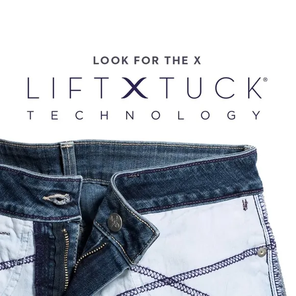 NYDJ Kristie '80s Bermuda Denim ShortsWith Raw Hems In Optic White.