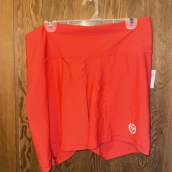 Old navy red sports bra and bike shorts set