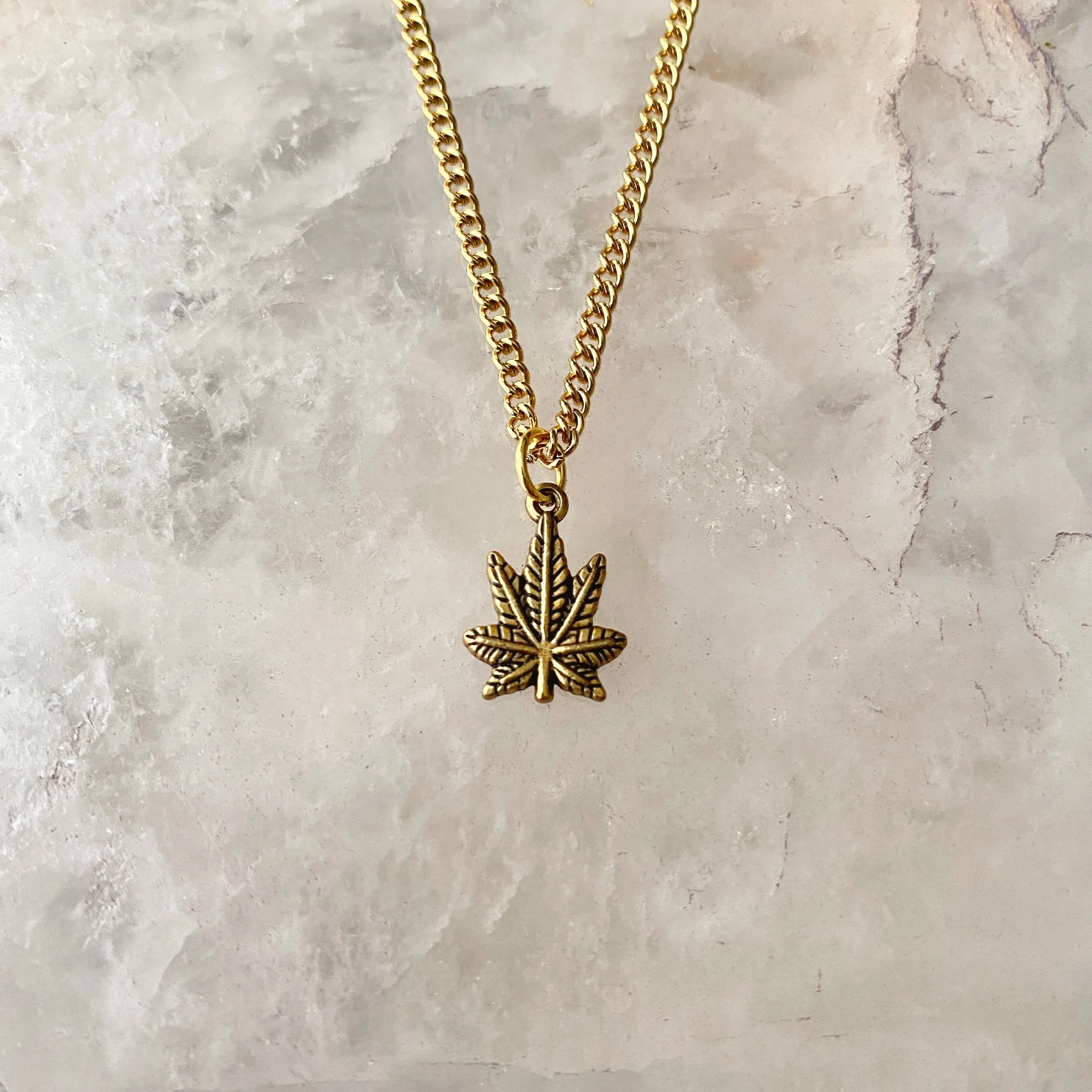 One Mini Hit Wonder Charm Necklace - Gold