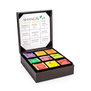 Organic Luxury Tea Bag Collection - Leather Gift Box