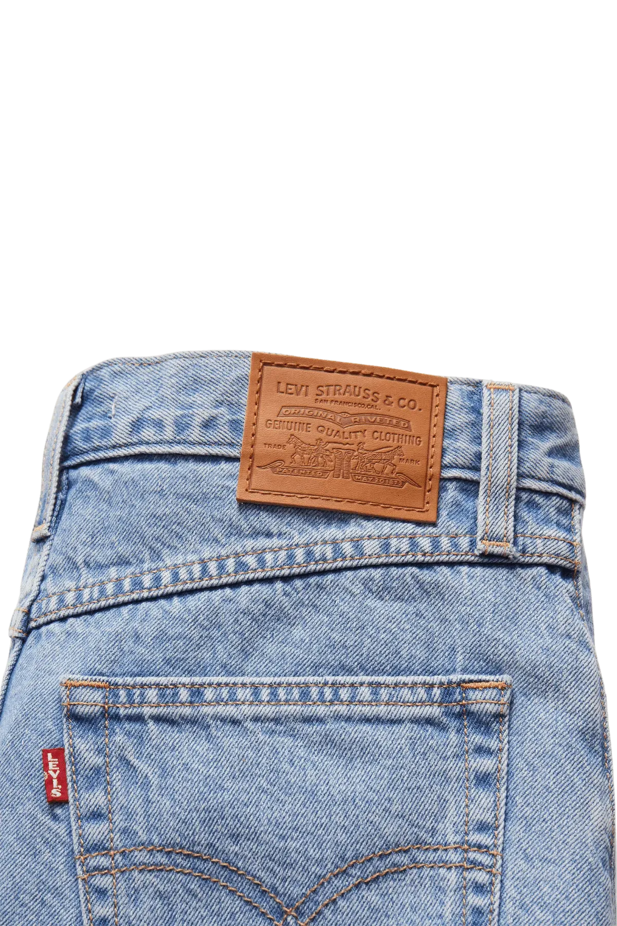 Pantalones Levi's® Cortos Mom De Los 80 Rolled Back to Blue