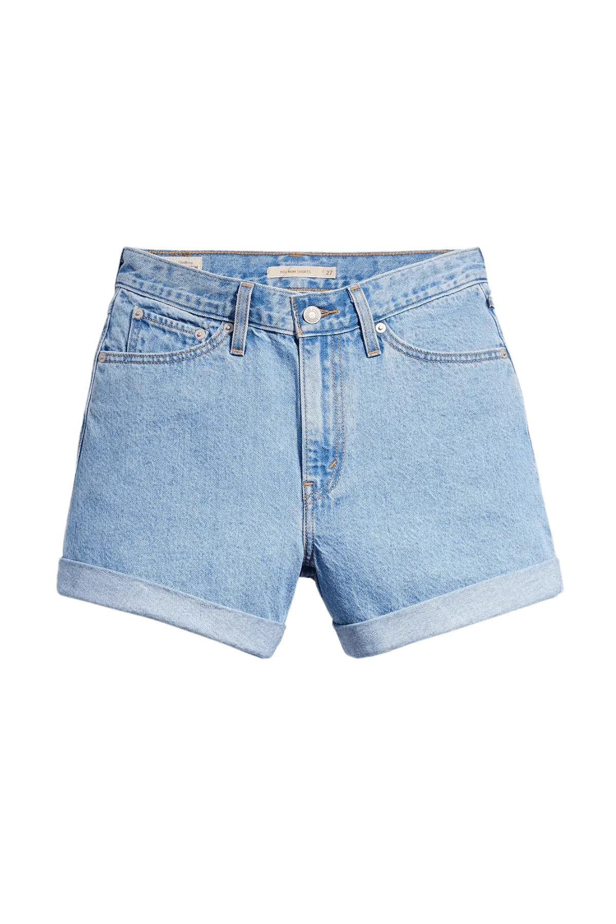 Pantalones Levi's® Cortos Mom De Los 80 Rolled Back to Blue