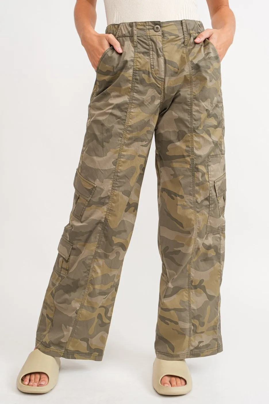 Papermoon Rory Camo Cargo Pants