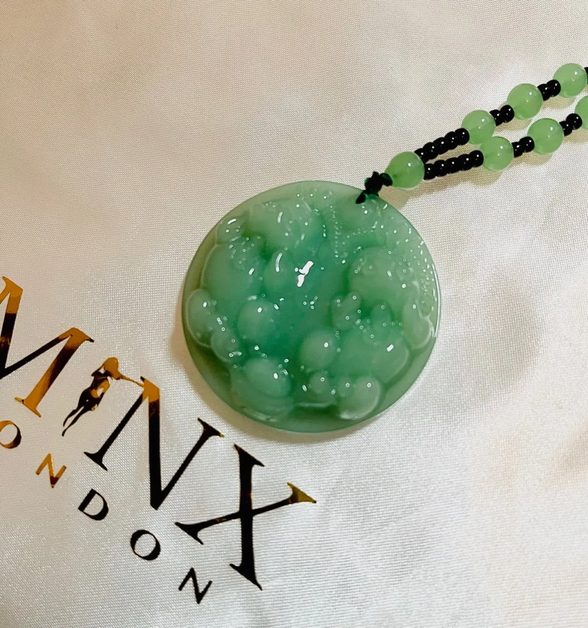 Pi Xiu Necklace | Pi Xiu Pendant | Jade Necklace | Jade Necklaces | Jade Pendant Necklaces | Jade Necklace Beads | Beaded Necklace | Jade