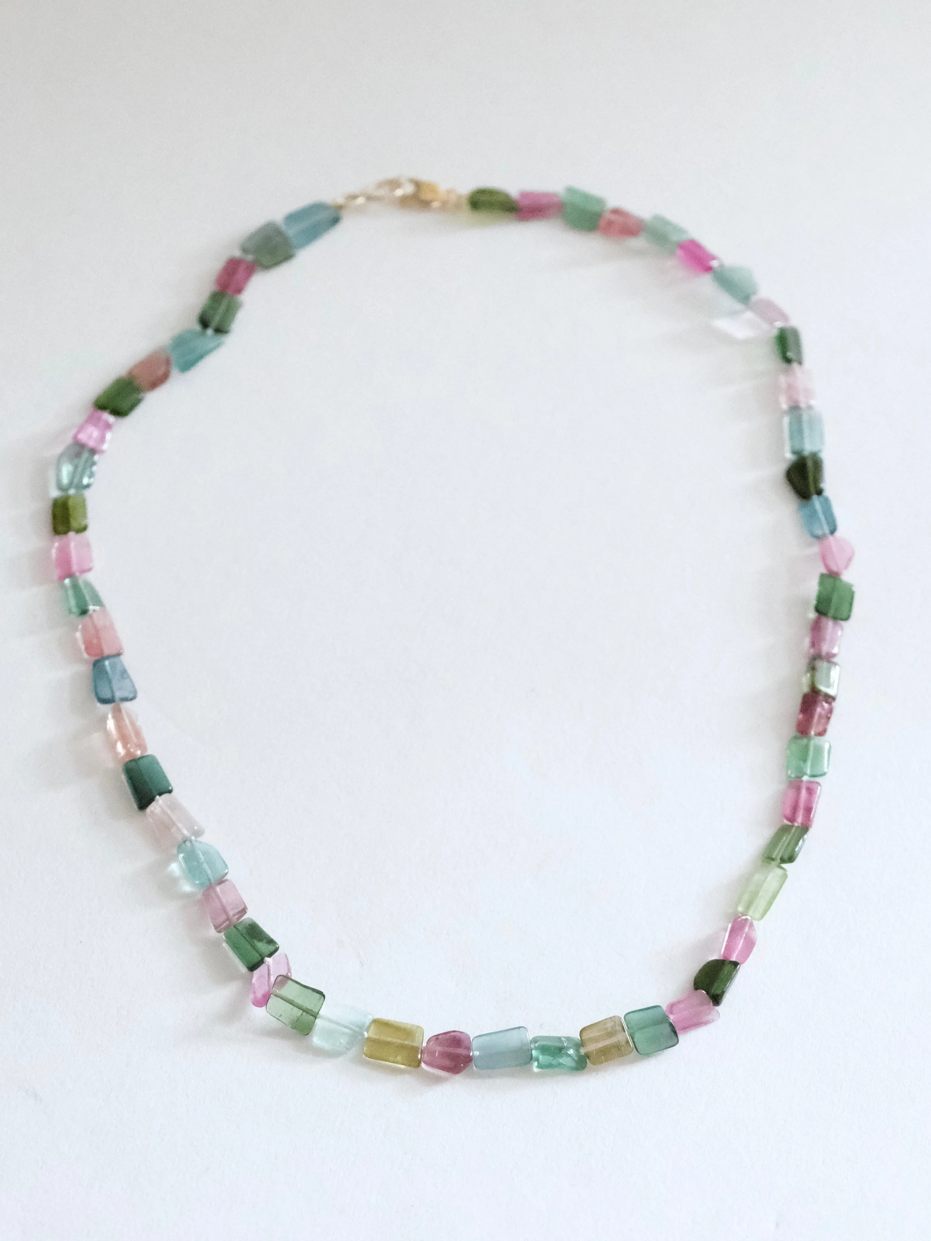Polished Tourmaline Necklace