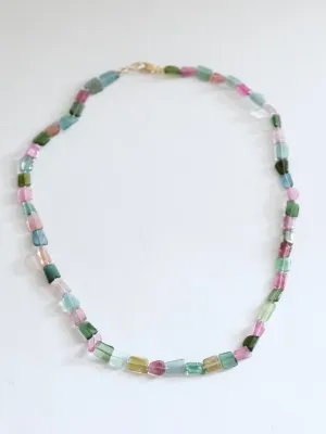 Polished Tourmaline Necklace