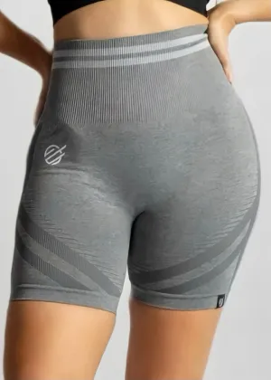 POWER CRUNCH SHORTS in Light Grey