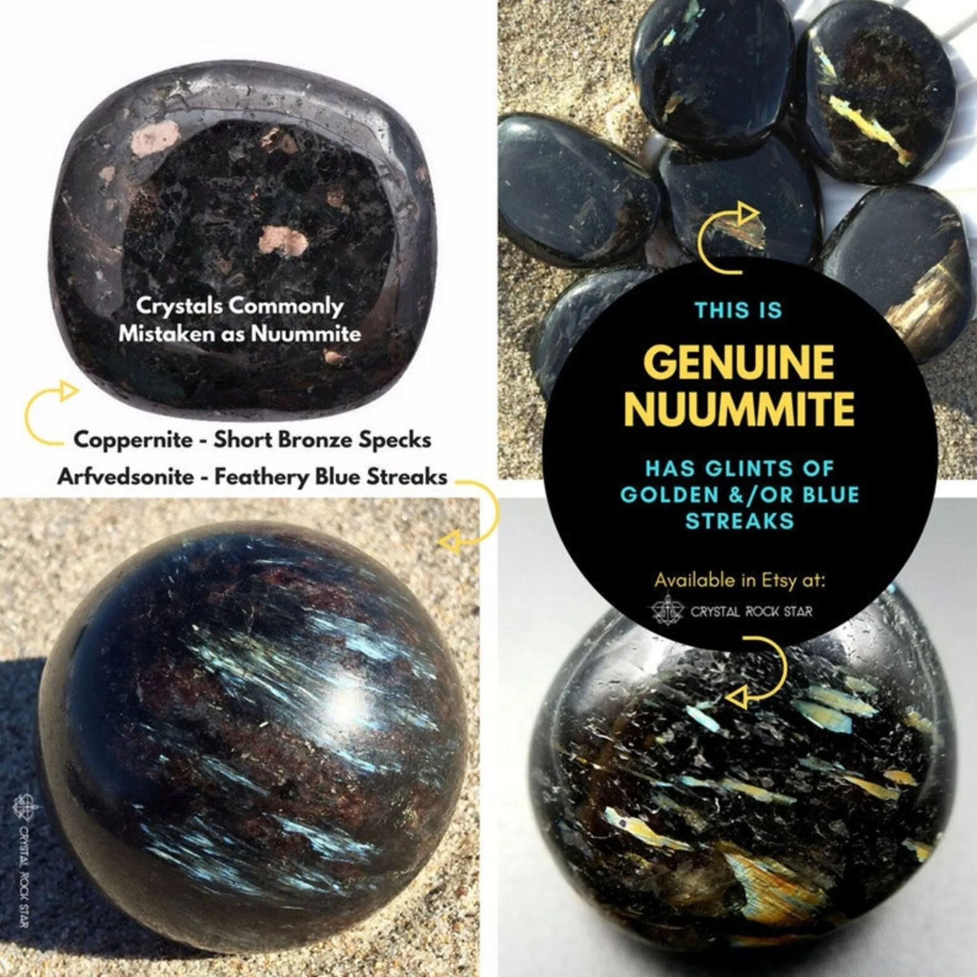 Premium Nuummite Sterling Silver Pendant