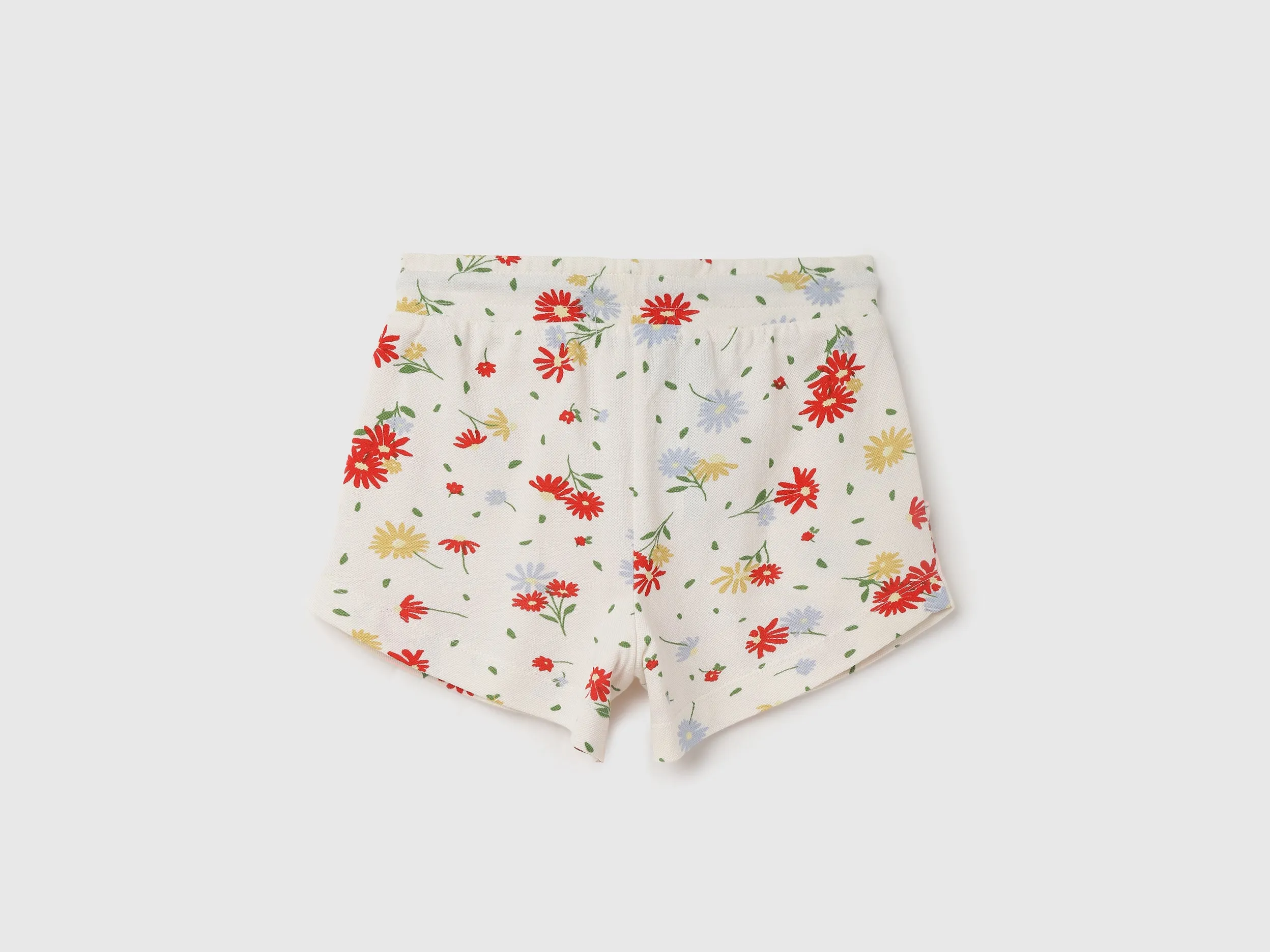 Printed Regular Fit Mid Waist Shorts