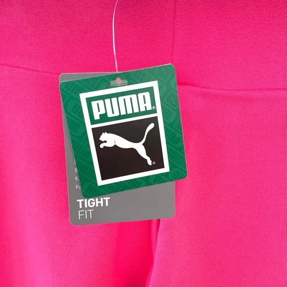 Puma Side-Stripe Bodysuit &amp; Bike Shorts Set