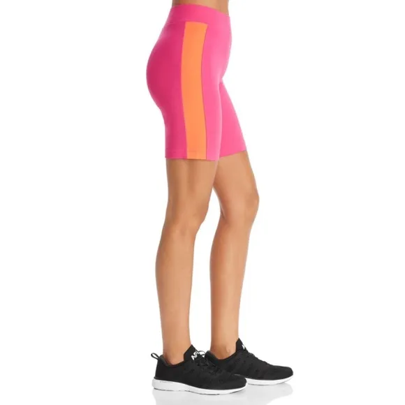 Puma Side-Stripe Bodysuit &amp; Bike Shorts Set