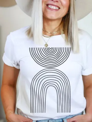 Rainbow Boho Tee