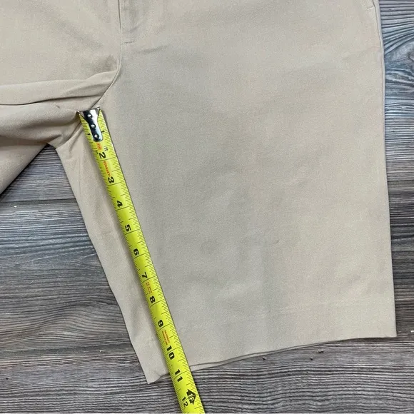 Ralph Lauren Women’s Stretch Cotton Twill Bermuda 11” Shorts Tan Size‎ 14 NWT