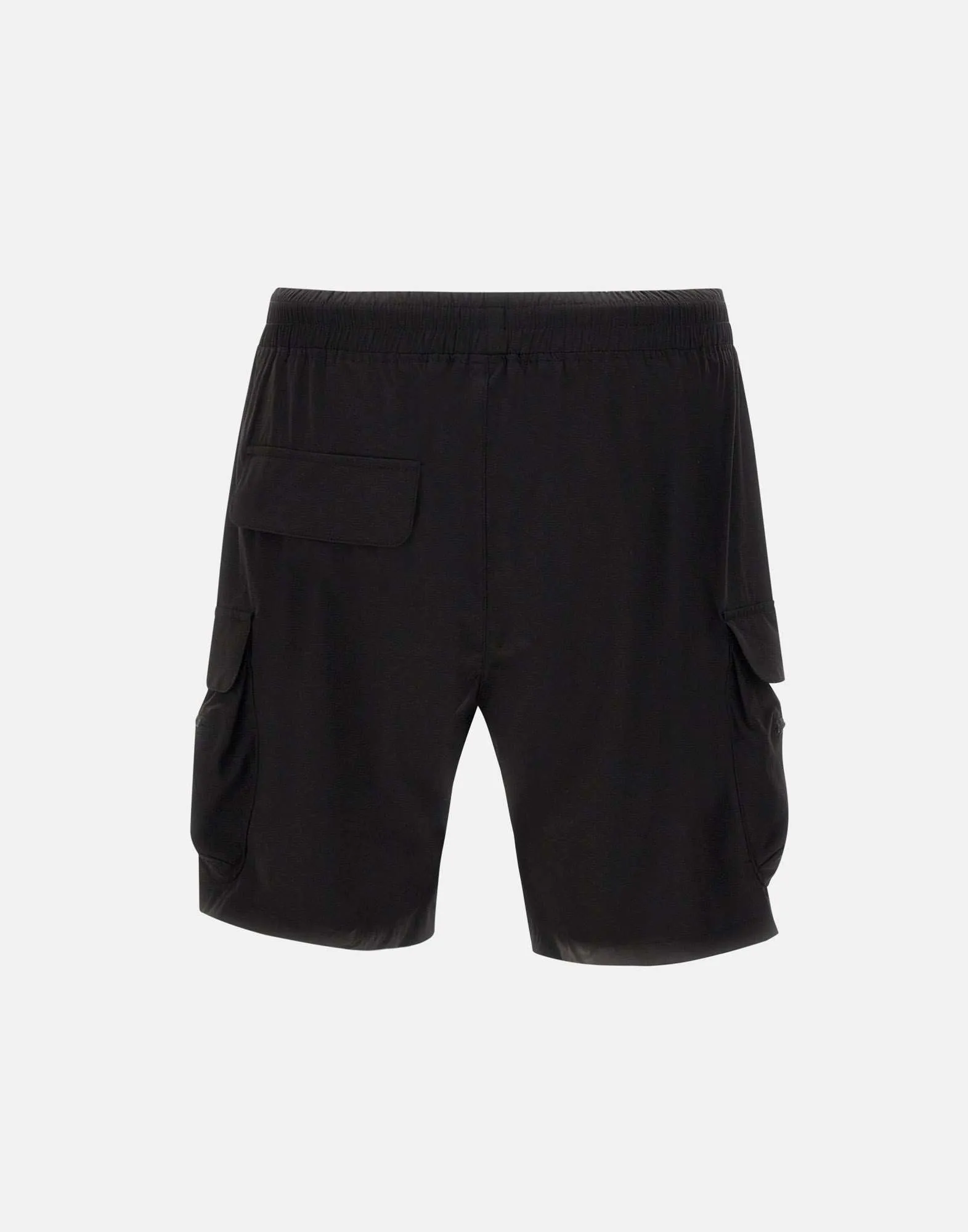 Representera svarta tekniska lastshorts