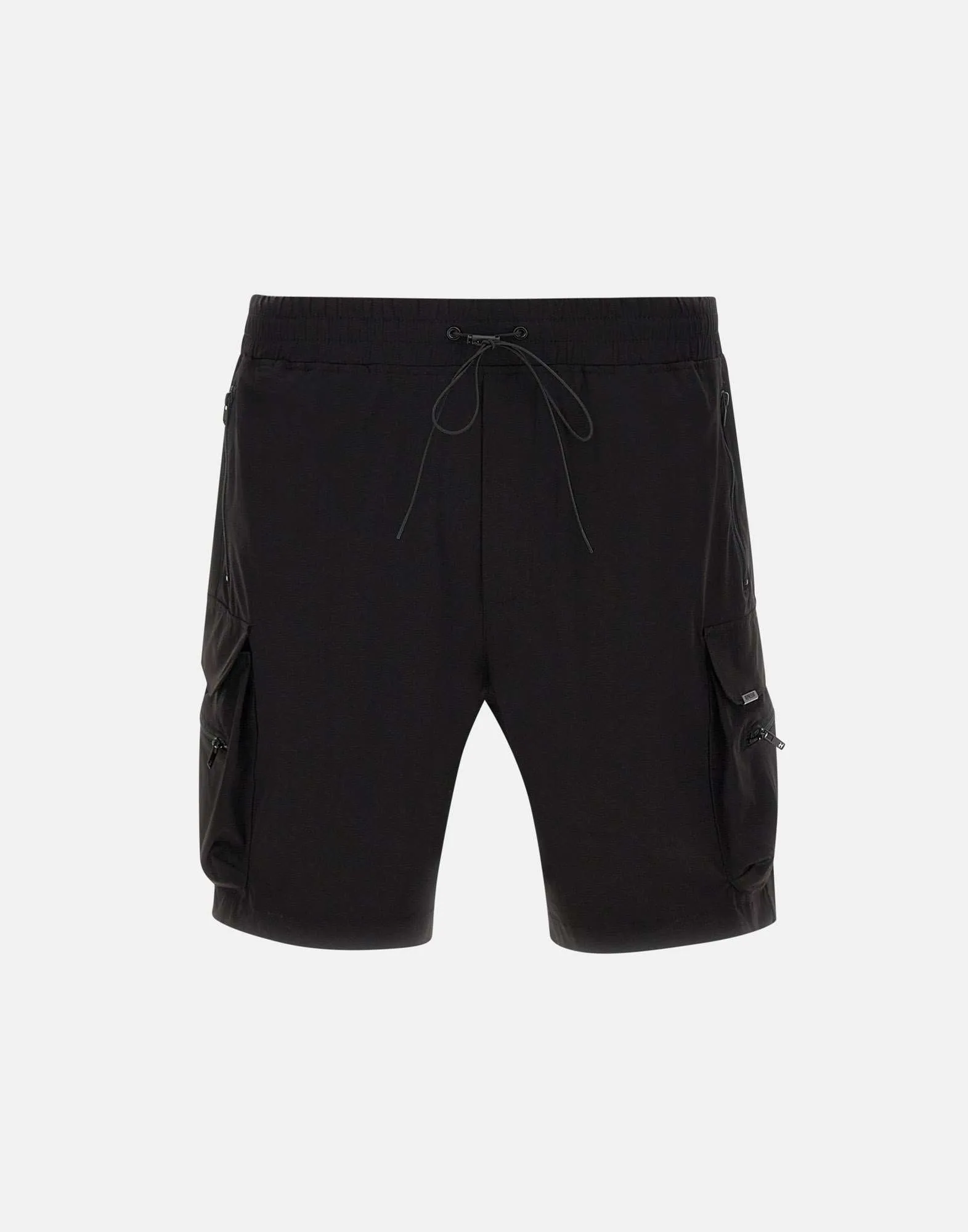 Representera svarta tekniska lastshorts