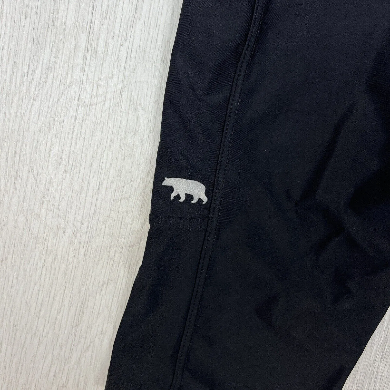 Running Bare Womens Black Bike Shorts Size 12