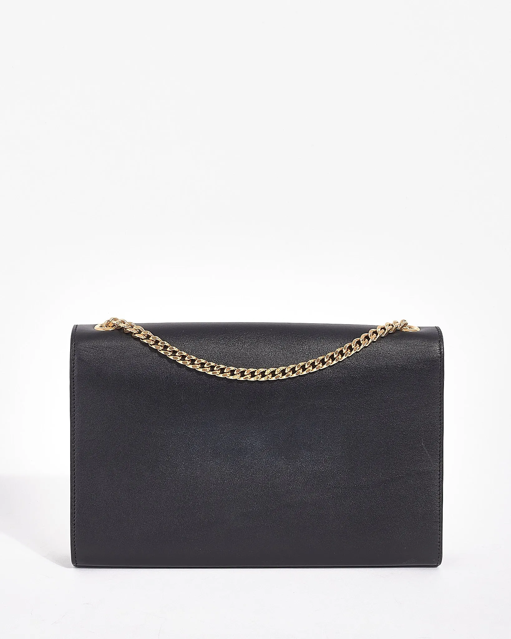 Saint Laurent Black Leather Medium Tassel Kate Chain Crossbody Bag