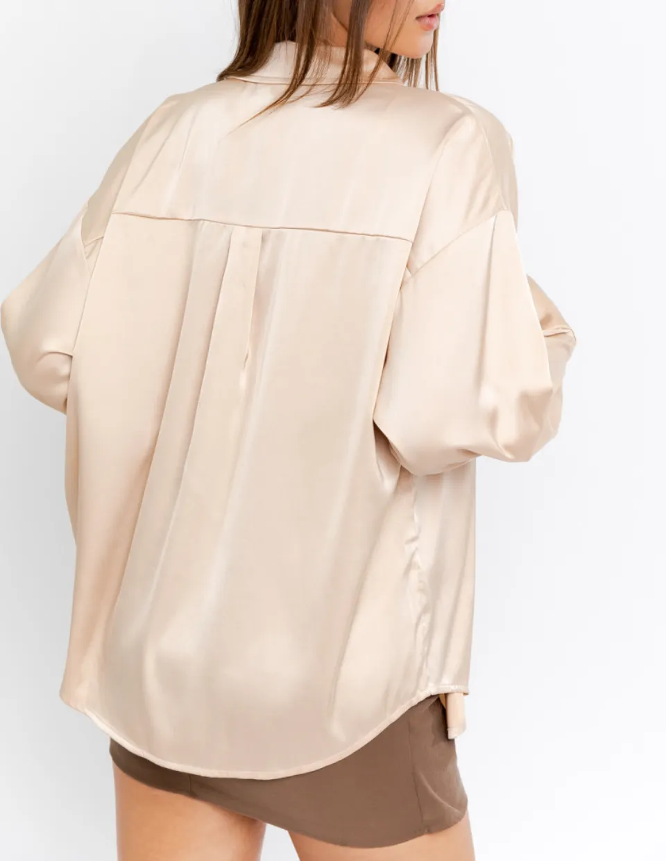 Satin Oversized Shirt