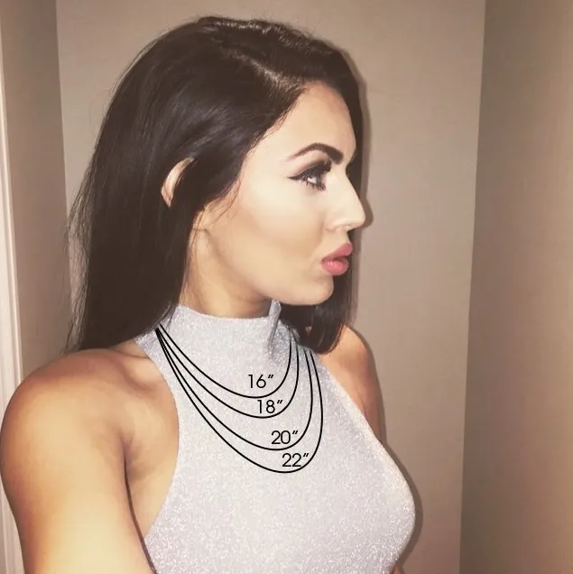 Script Crystal Name Necklace