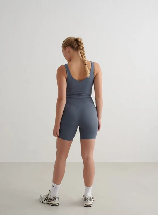 Sense Midi Biker Shorts | Storm Blue