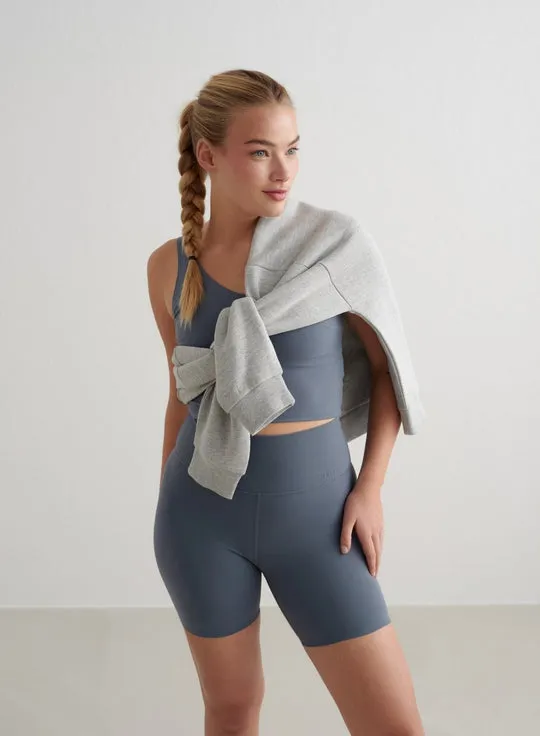 Sense Midi Biker Shorts | Storm Blue