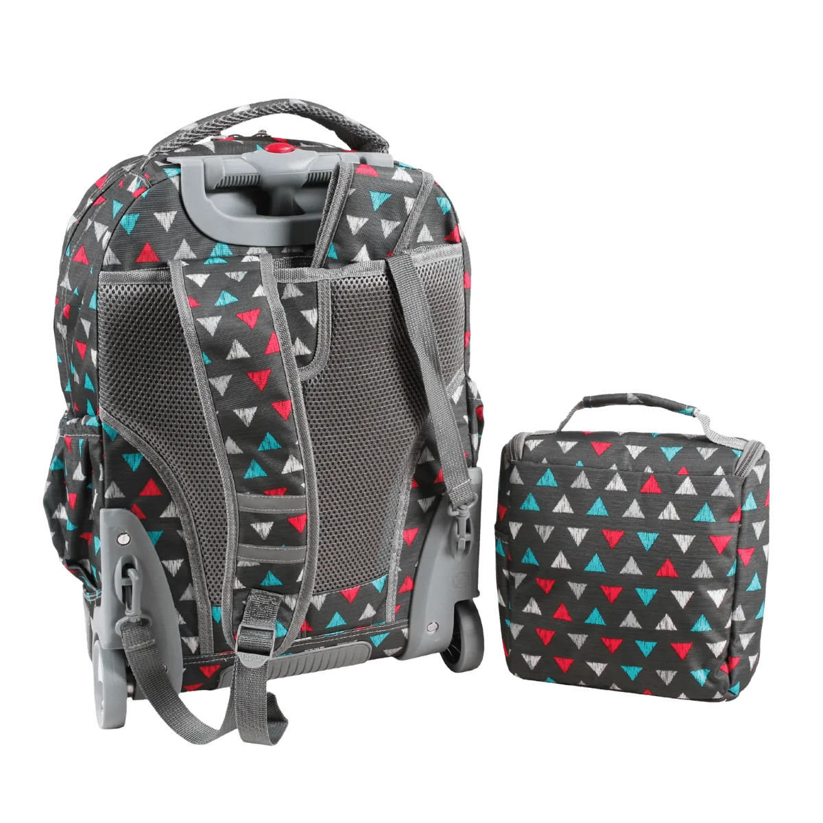 Setbeamer Rolling Backpack With Lunch Bag (18 Inch) in Sprinkle - Final Sale