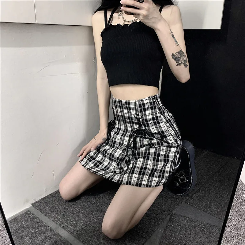 Sexy Hanging Neck Retro Halter Crop Tops