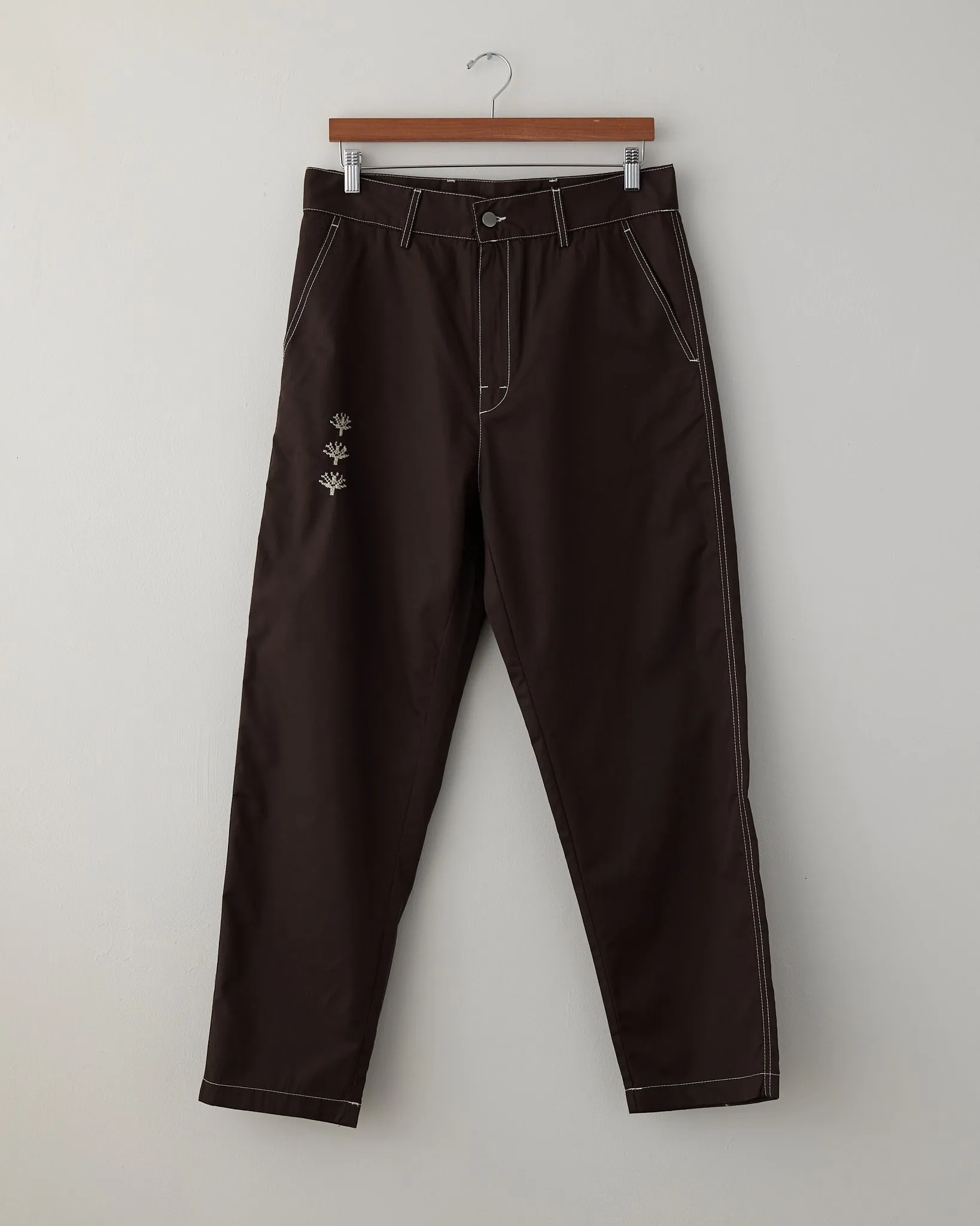 Shajarat Contrast Stiched Chino Trousers