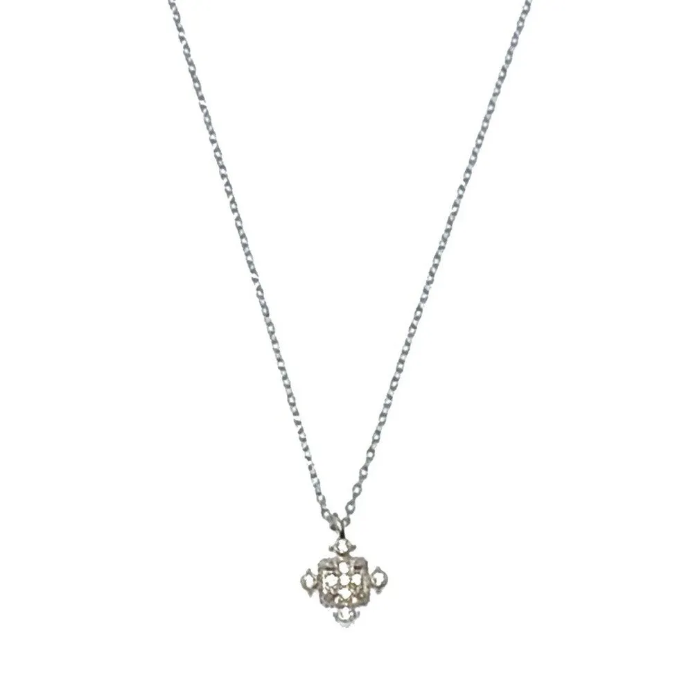 Silver Crystal Mini Pendant