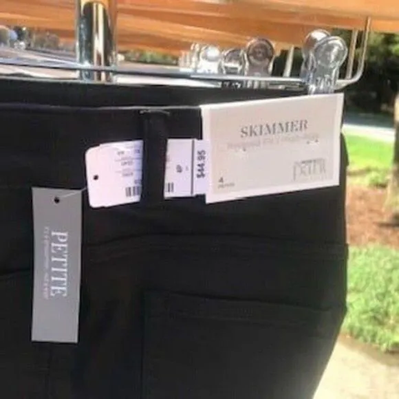 Skimmer Shorts . Size: 4 Petite Bermuda . (2) Pair Bundle . Christopher &amp; Banks