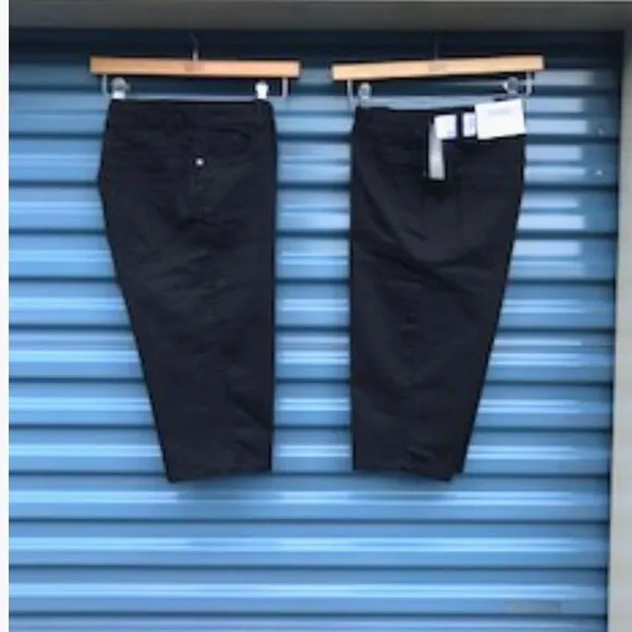 Skimmer Shorts . Size: 4 Petite Bermuda . (2) Pair Bundle . Christopher &amp; Banks