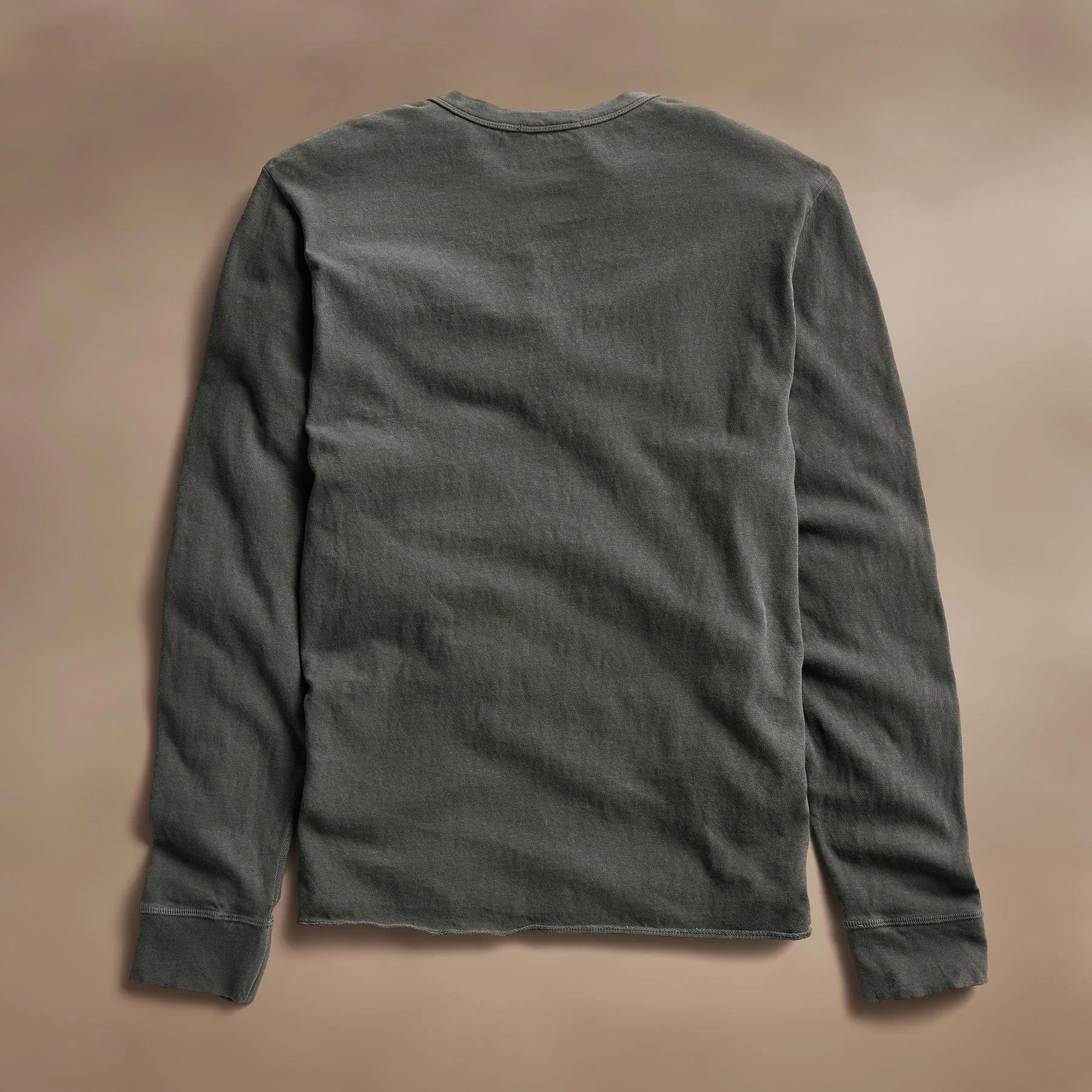 Slub Jersey Henley - Granite Pigment