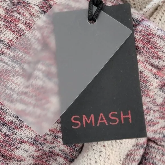 Smash Trends Knit Bermuda Length Long Shorts Drawstring Waist NWT Small
