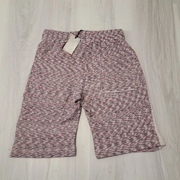 Smash Trends Knit Bermuda Length Long Shorts Drawstring Waist NWT Small