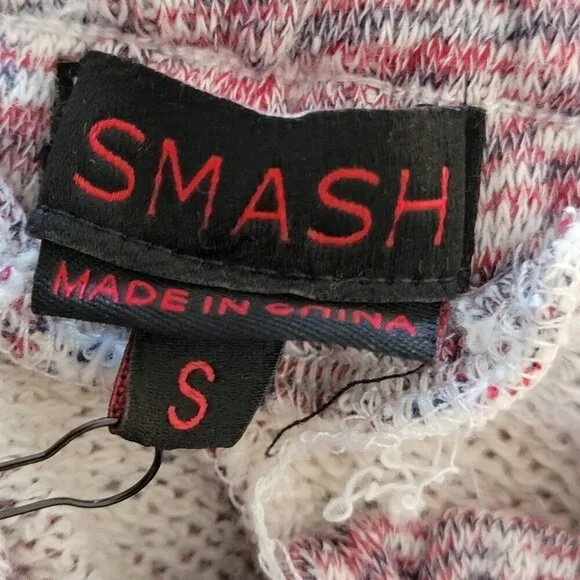 Smash Trends Knit Bermuda Length Long Shorts Drawstring Waist NWT Small