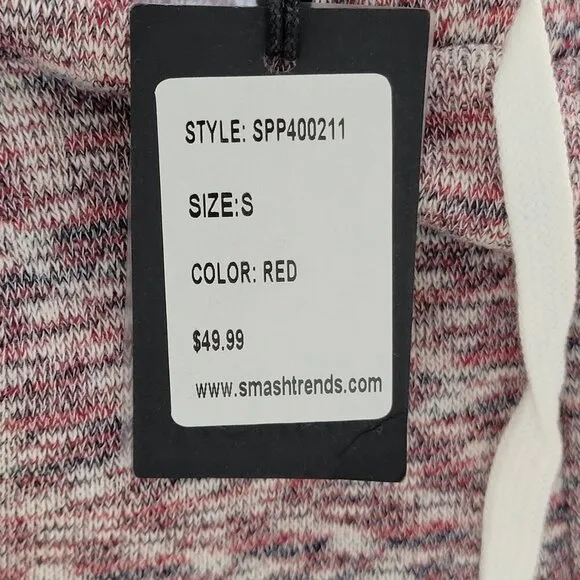 Smash Trends Knit Bermuda Length Long Shorts Drawstring Waist NWT Small