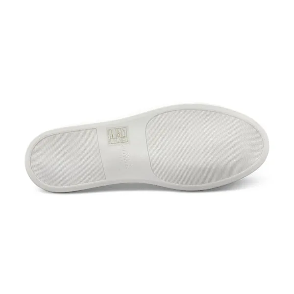 Sneakers bianche con riporto blue