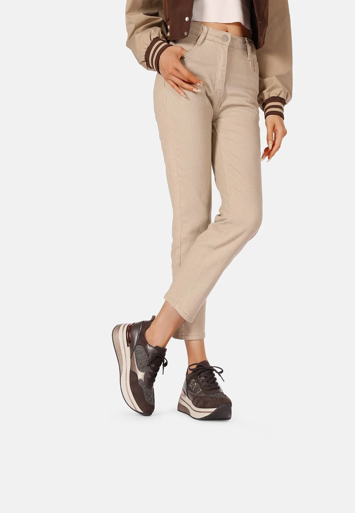Sneakers con suola alta X31-20