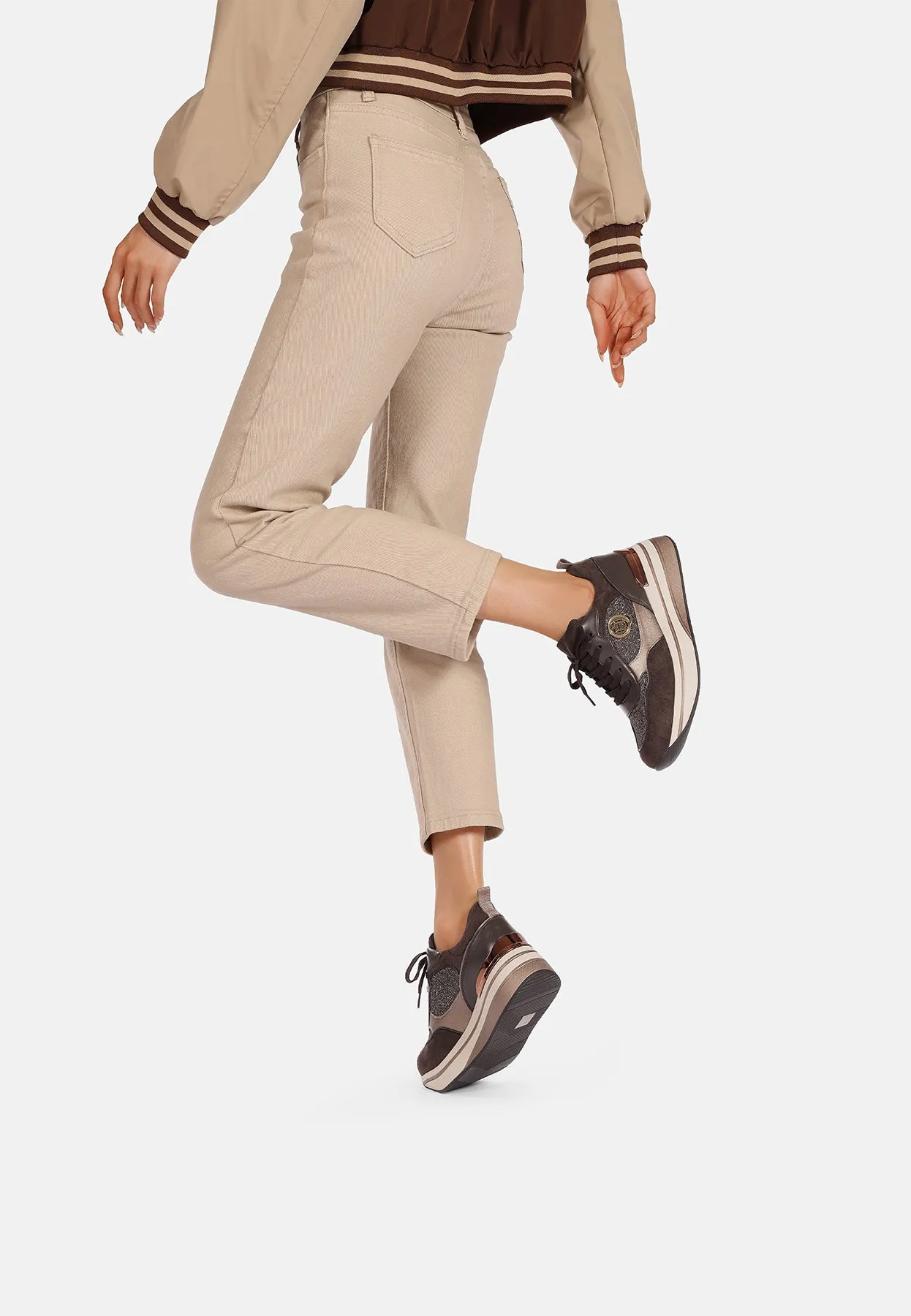 Sneakers con suola alta X31-20