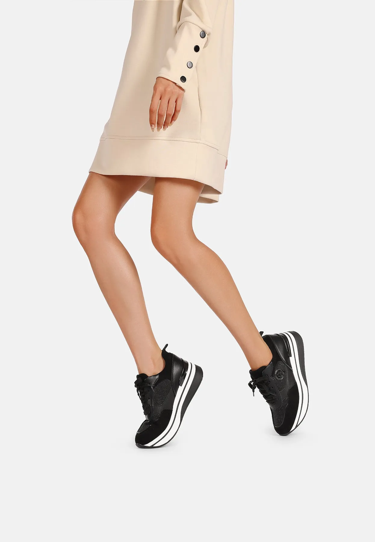 Sneakers con suola alta X31-20