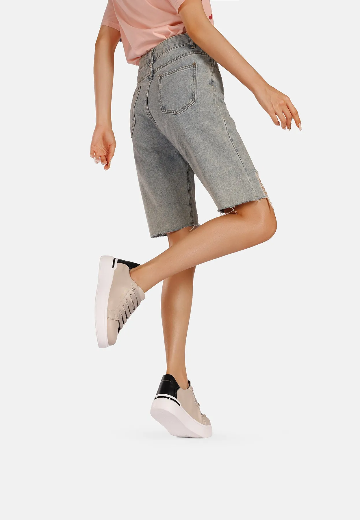 Sneakers con suola alta X31-2