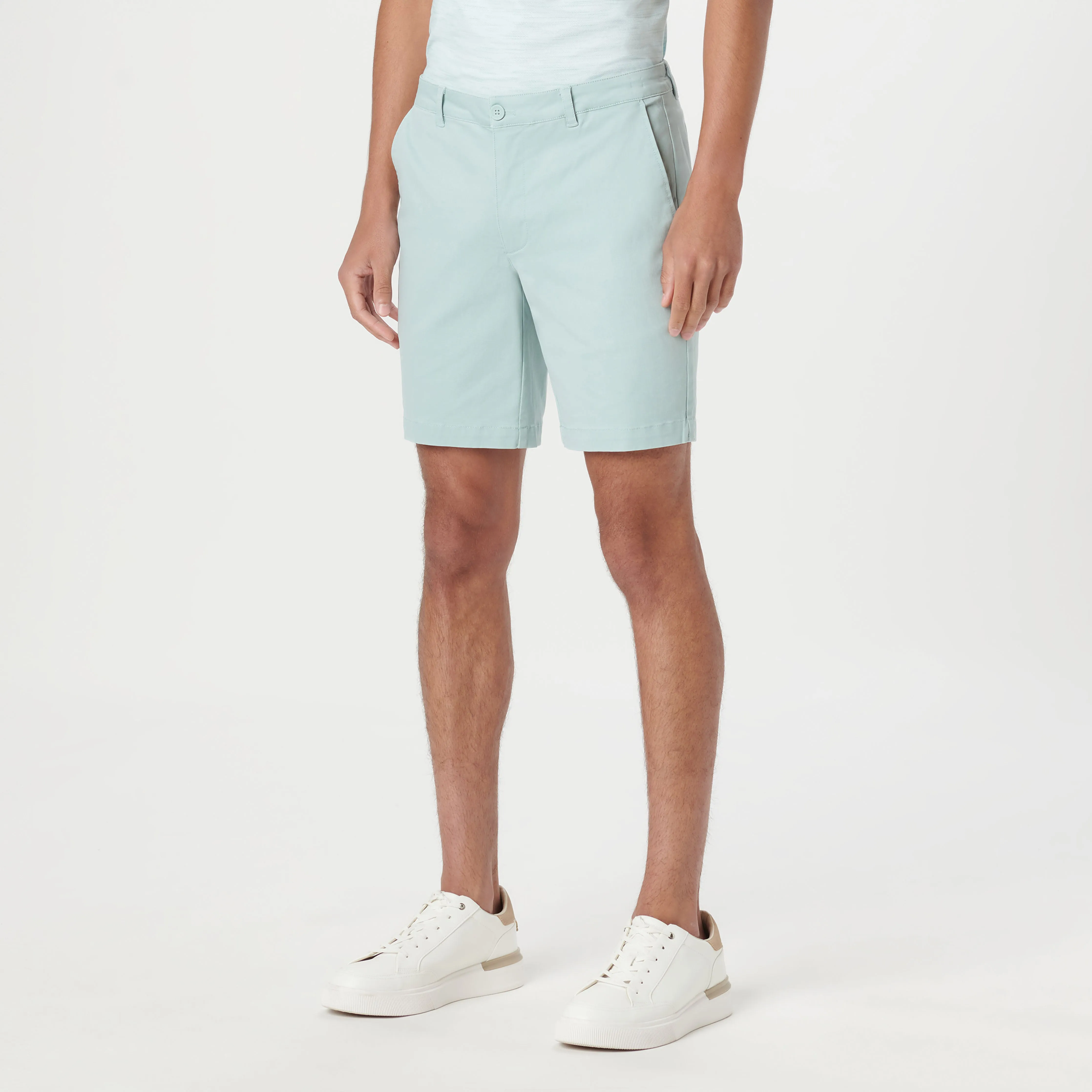 Solid Bermuda Shorts
