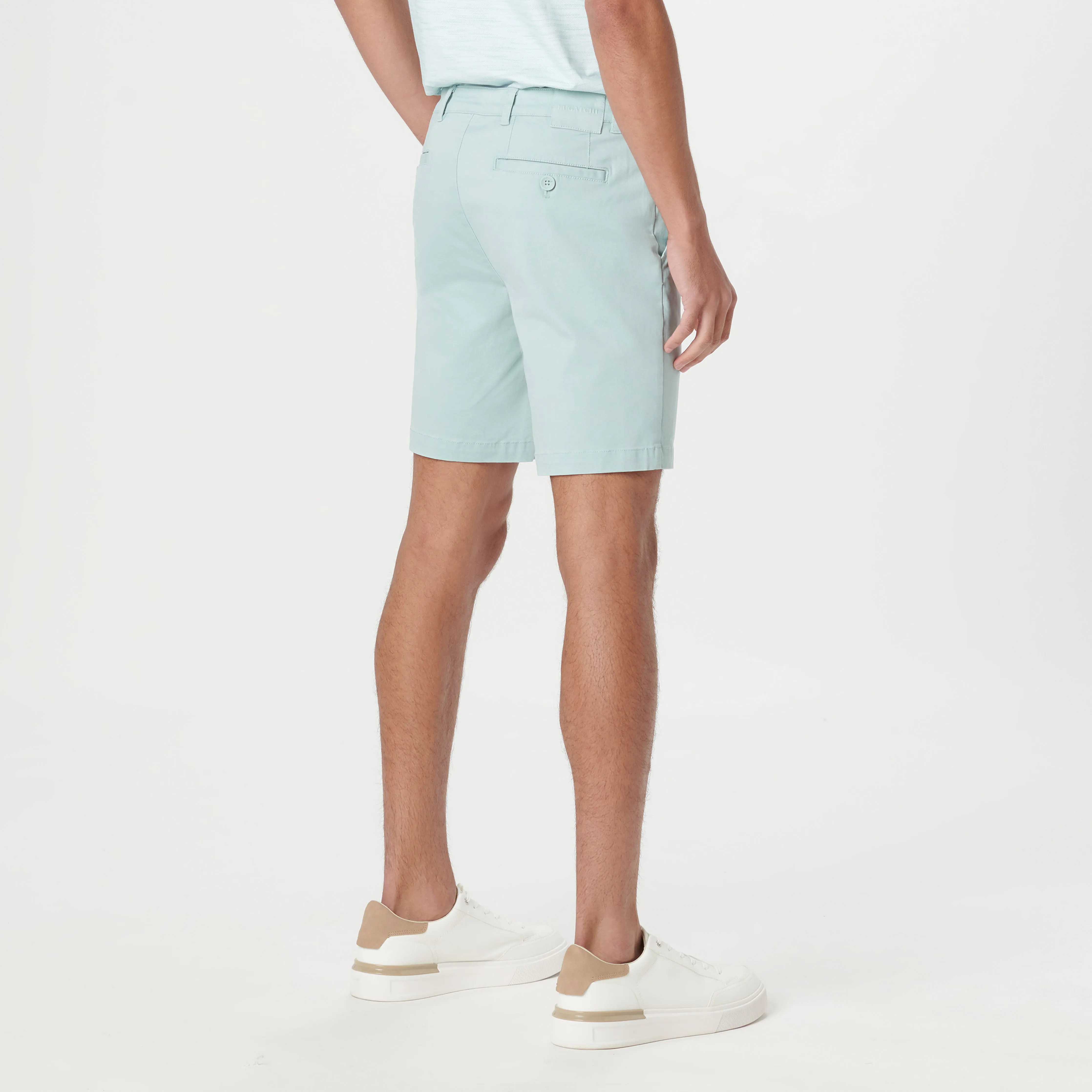 Solid Bermuda Shorts