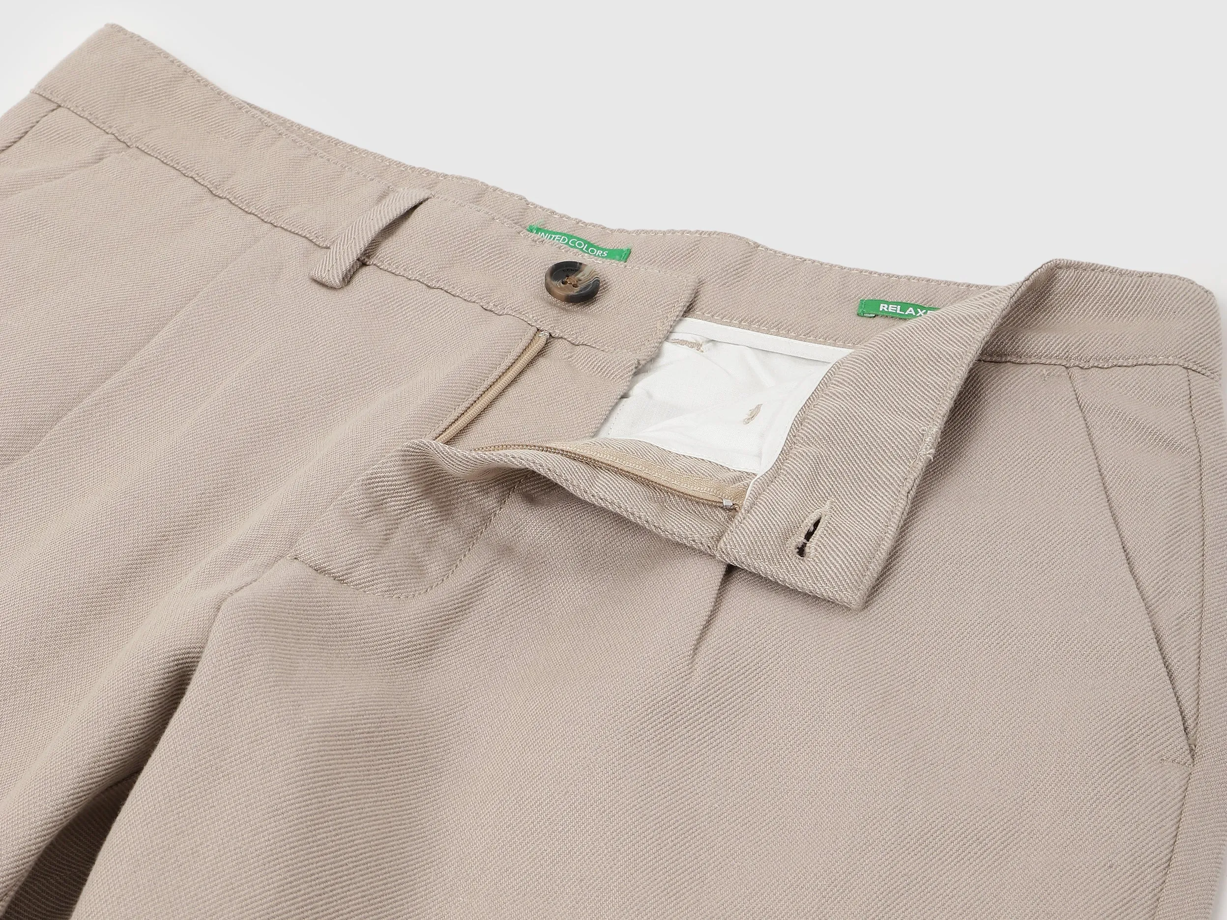 Solid Relaxed Fit Shorts