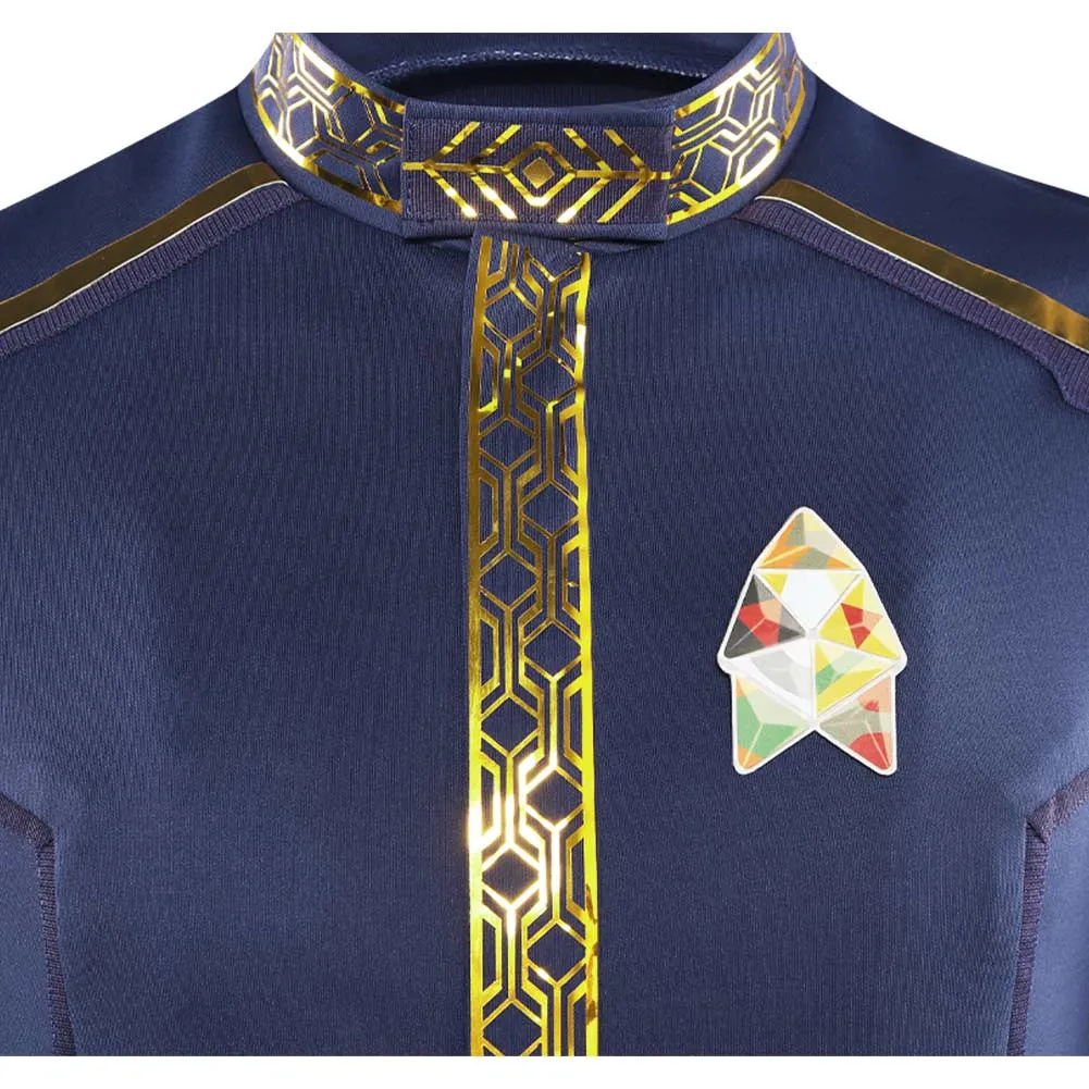 Star Trek: Strange New Worlds Season 2 Science Officer Spock Blue Uniform Cosplay Halloween Carnival